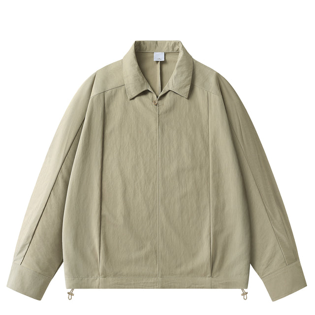 Coaches pullover jacket for men in green, front