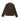 Oversized Henley Shirt - Brown