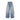 Wide-Leg Cargo Jeans - Blue