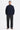 Half-Zip Knit Sweater on model - Navy - front
