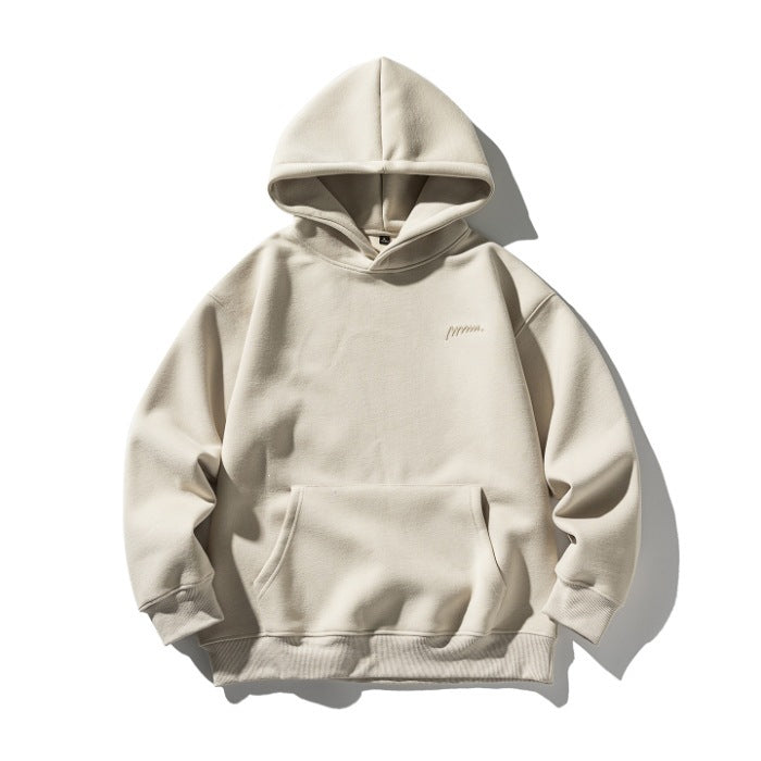 Stone heavyweight fleece hoodie
