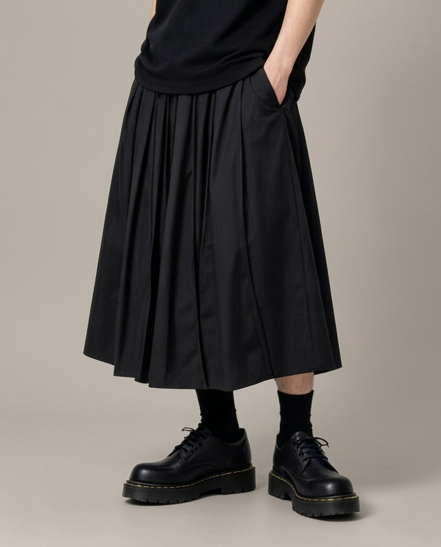 Men's Pants That Look Like Skirts, black, view 1