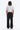 2-Piece Checked Quick-Dry Cooling Floor-Length Wide-Leg Pants Set on model - back view