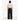 Wide-Leg Nylon Cargo Pants on model - Black - back
