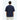 Oversized T-Shirt 100% Cotton on model - Blue - back