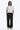 2-Piece Checked Quick-Dry Cooling Floor-Length Wide-Leg Pants Set on model - front view