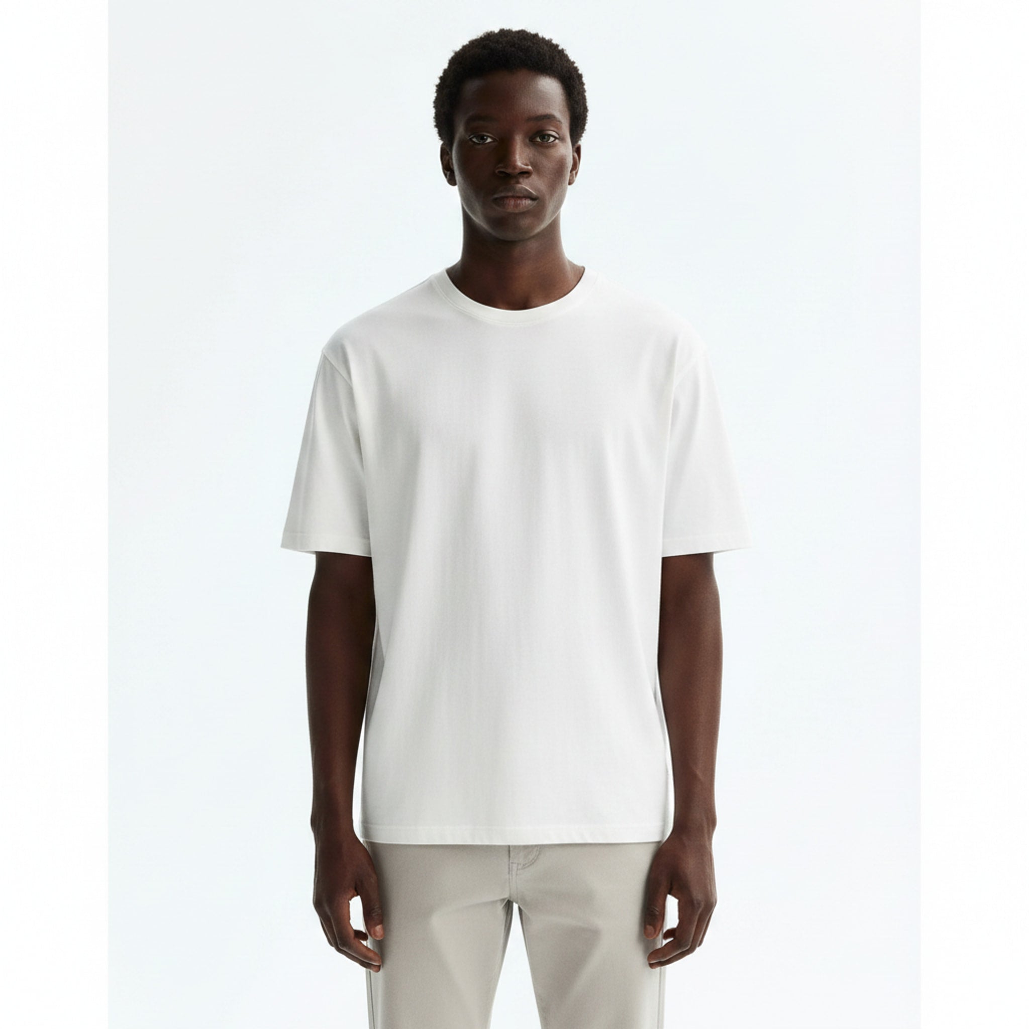 Heavyweight Cooling T-Shirt on model - front view