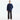 Plant Indigo Frog-Closure Tang Jacket on model - Indigo - front