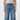 Wide-Leg Cargo Jeans on model - detail view