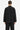 Cotton-Linen Long Sleeve Shirt Jacket on model - Black - back