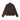 Italian One-Piece Collar Long-Sleeve Knit Polo - Brown
