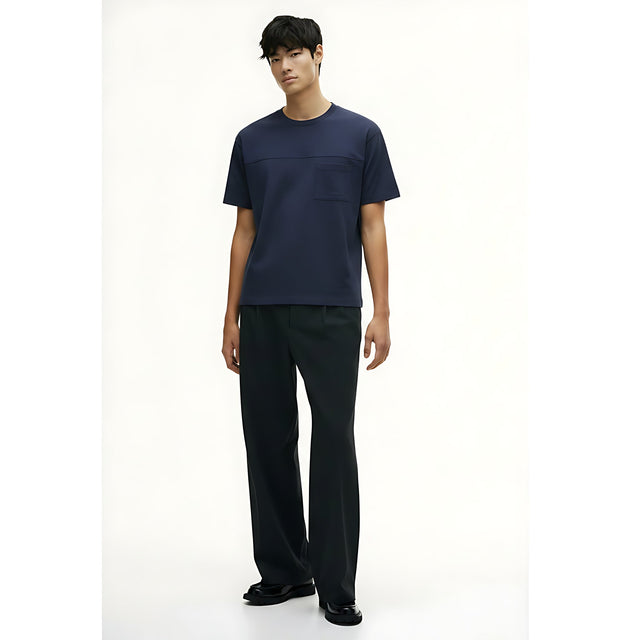Relaxed Heavyweight 100% Cotton T-Shirt on model - front view