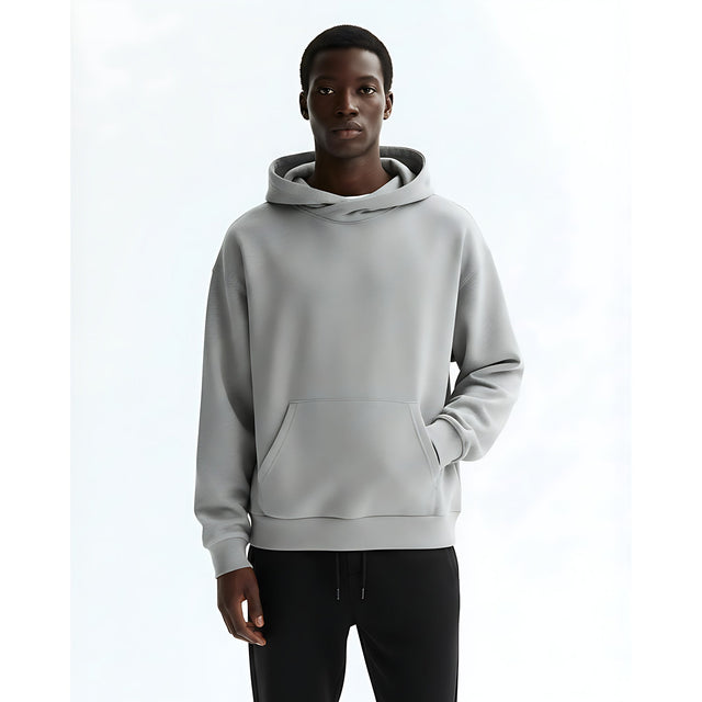 Heavyweight Hoodie on model - front view