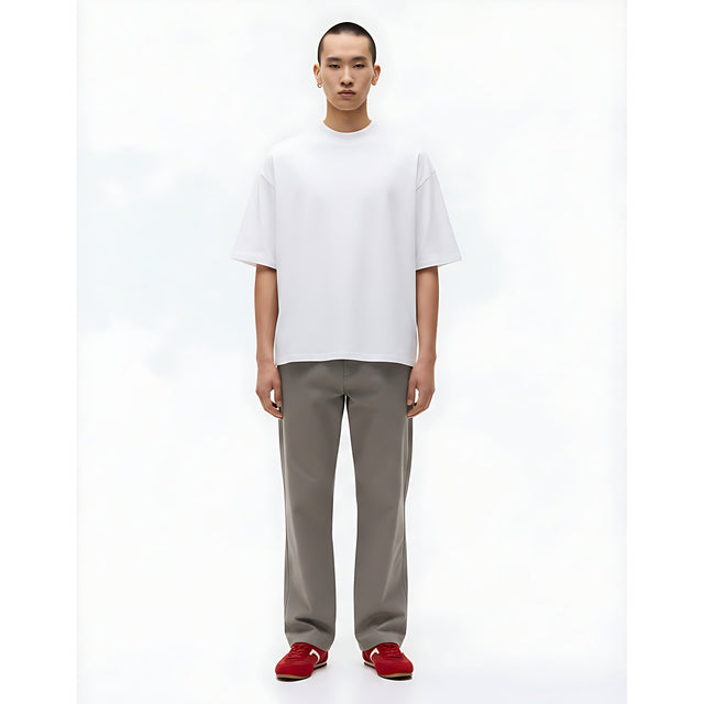 Pima Cotton Moisture-Wicking T-Shirt 145g on model - front view