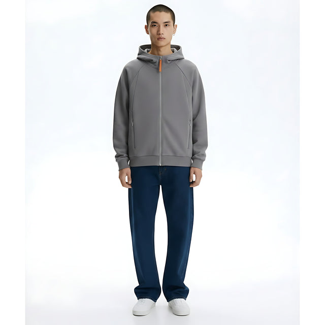 Heavyweight Zip Hoodie on model - front view