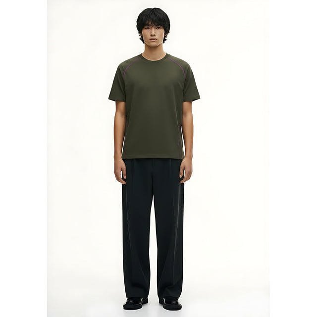 Outdoor Heavyweight T-Shirt 100% Cotton on model - front view