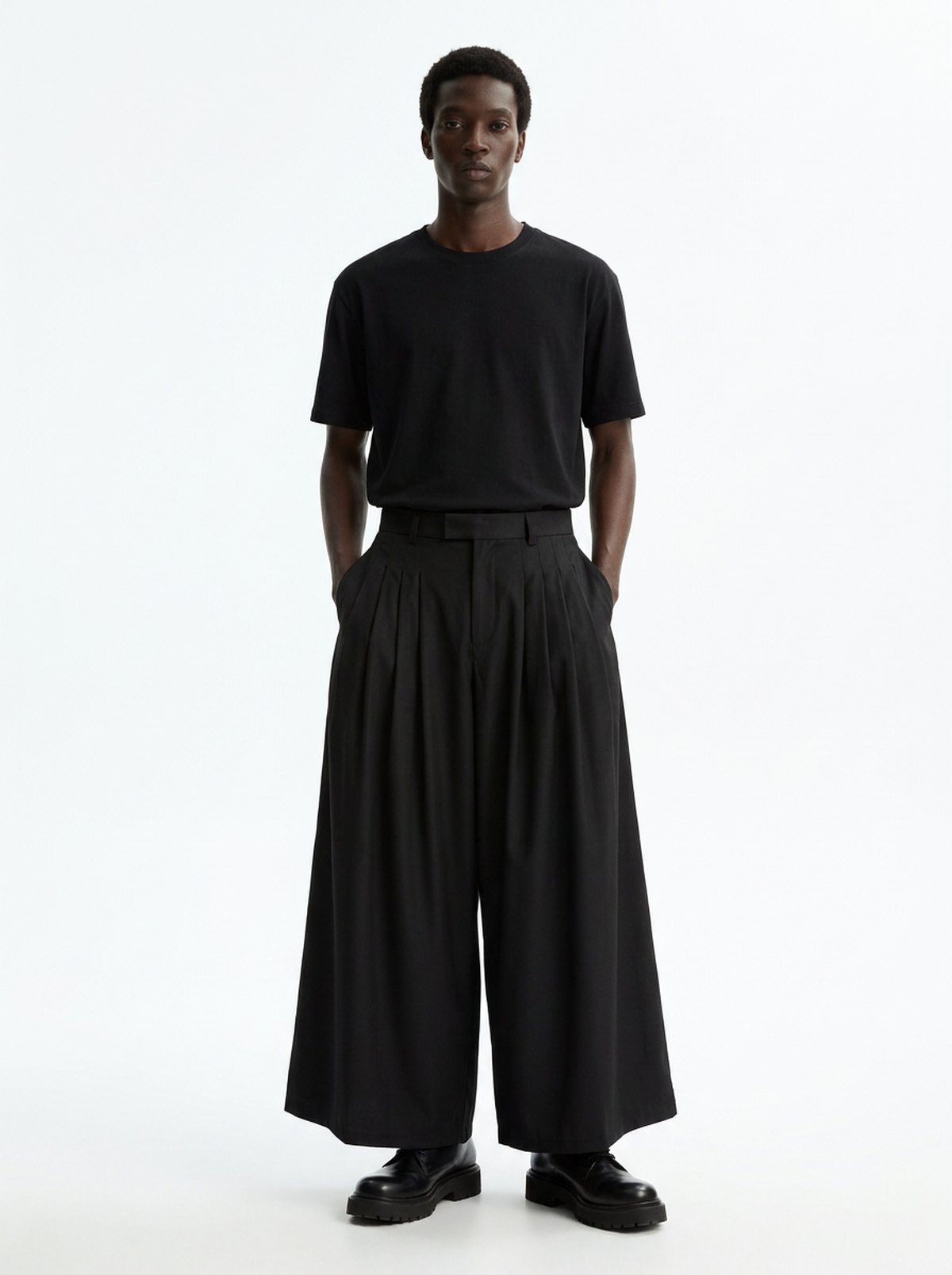 Men's Wide Pleated Japanese Hakama Pants, hakama in japan