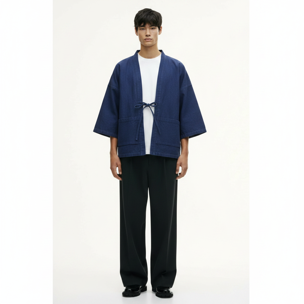 Indigo Dyed Noragi Jacket
