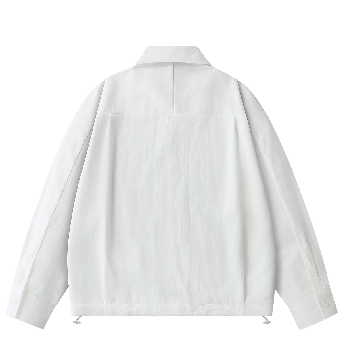 Coaches pullover jacket in white, back