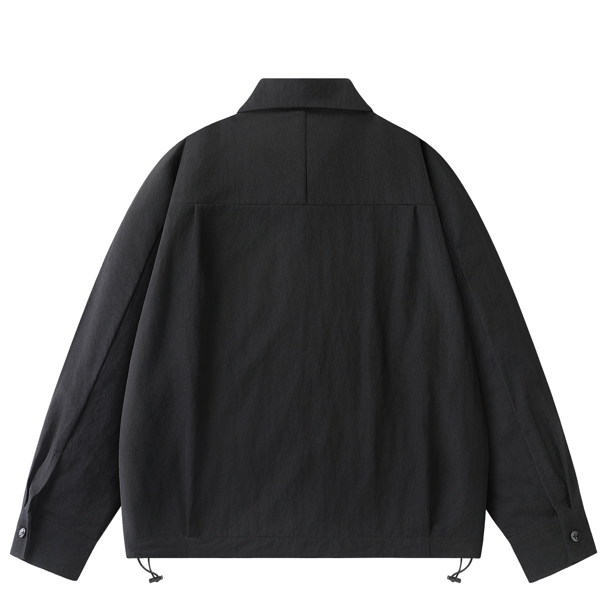 Coaches pullover jacket in black, back