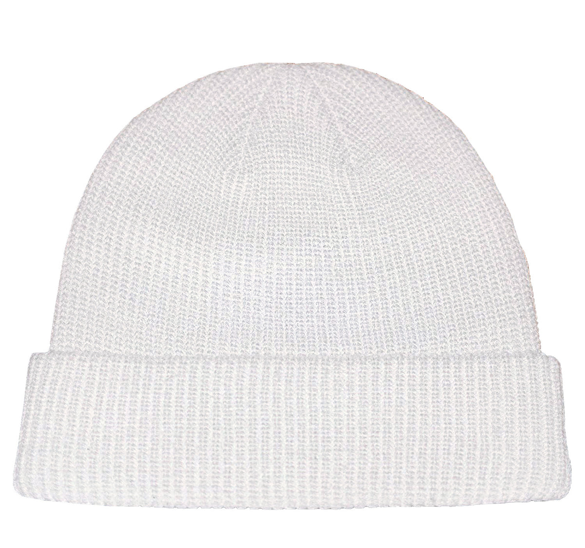Solid Color Retro Knitted Beanie - White
