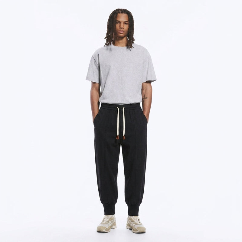 Gelyu Harem Pants on model - front view