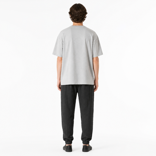 Shinbo Harem Pants on model - back view