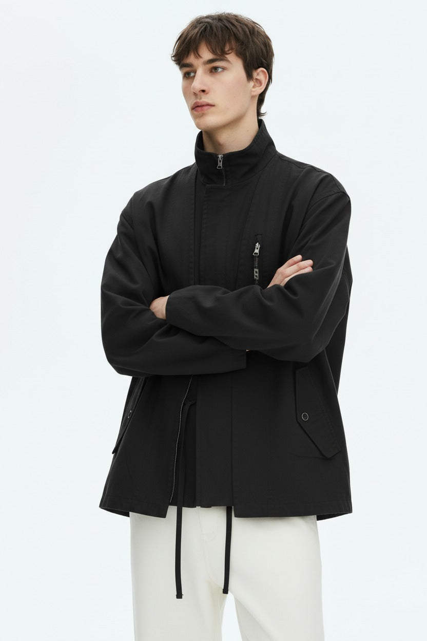 Wrap Front Kimono Style Jacket