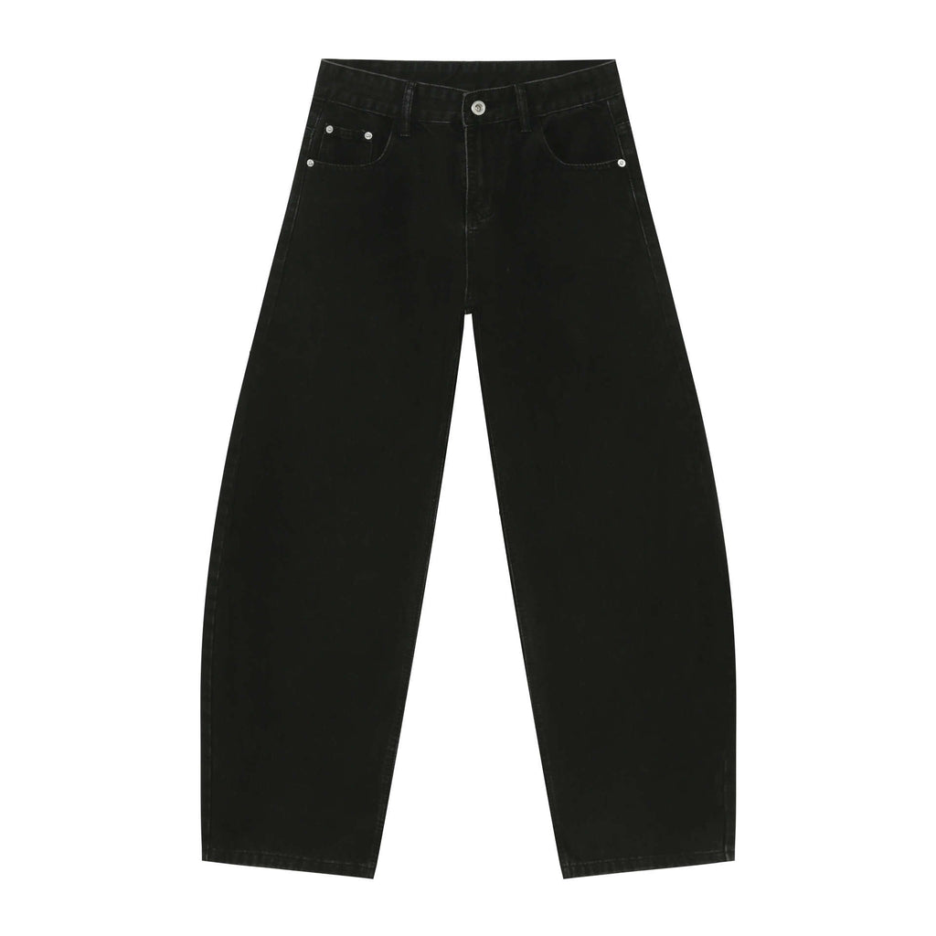 Straight-Leg Cotton Stretch Pants - Ash