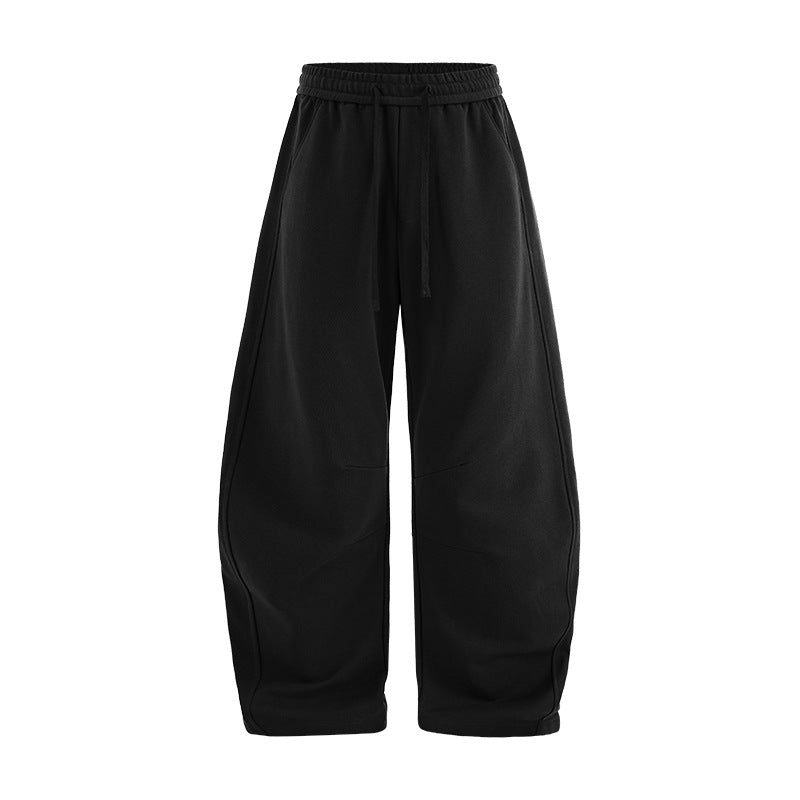 Heavyweight Cotton Stretch Pants - Black
