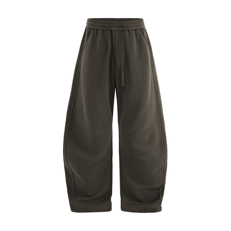 Heavyweight Cotton Stretch Pants - Dark Gray