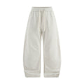 Heavyweight Cotton Stretch Pants - Light Gray
