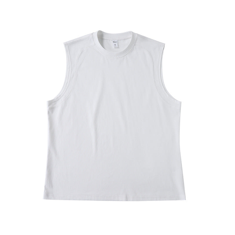 Sorona Cooling Tank Top - Cooling Cotton-Blend T-Shirt - White