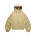 Cooling Zip-Up Hoodie - Yellow flat lay