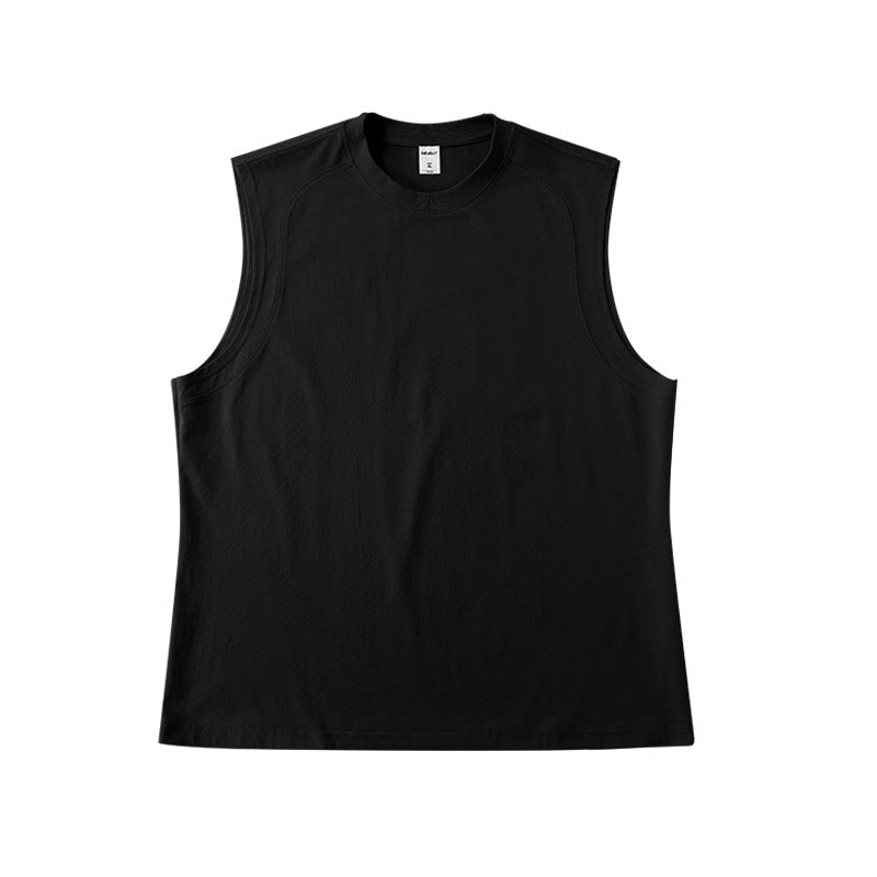 Sorona Cooling Tank Top - Cooling Cotton-Blend T-Shirt - Black
