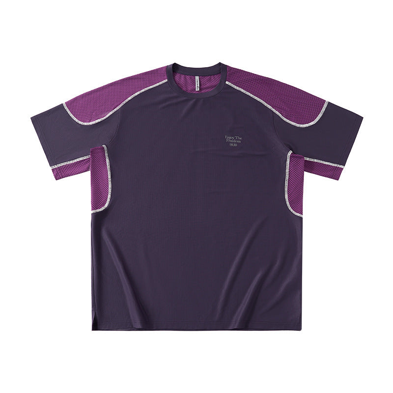 Quick-Dry Cooling Performance T-Shirt - Purple