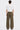 Heavyweight Straight Work Pants on model - Khaki - back