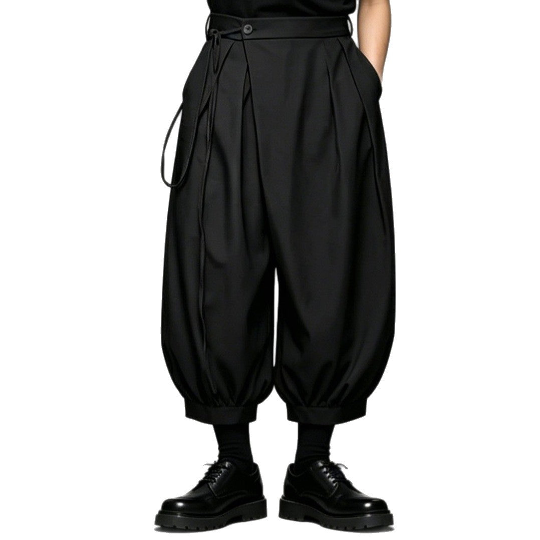 Black ninja pants for men, view 5