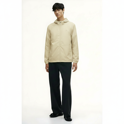 Men's Relaxed Fit Outdoor Jacket on model - Yellow front view