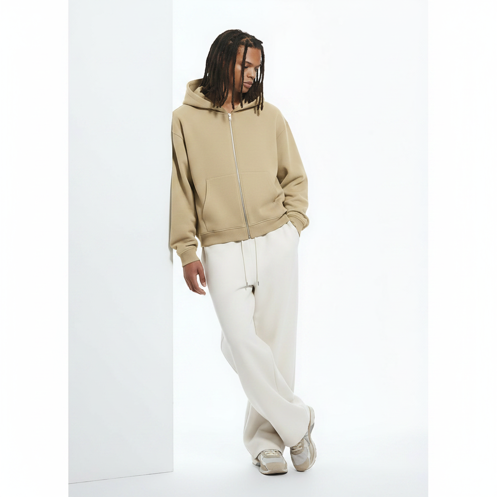 Cooling Hoodie on model - Yellow front view