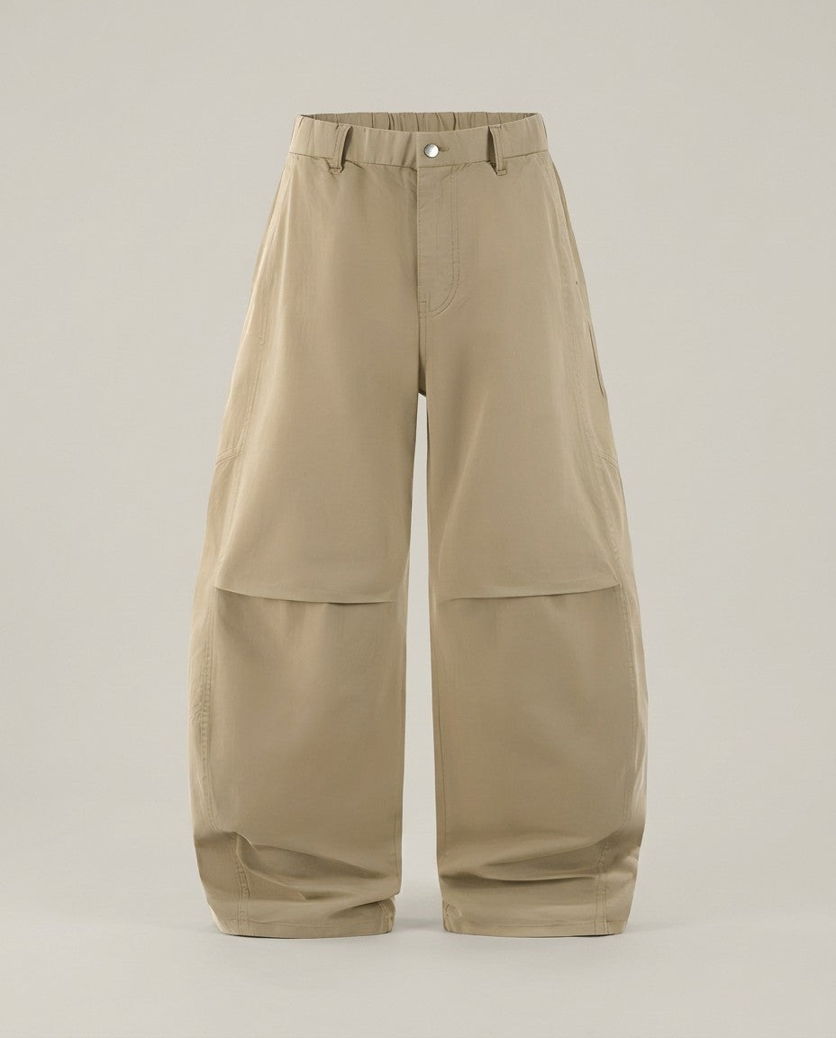 Men's Deconstructed Cotton Cargo Pant - Khaki