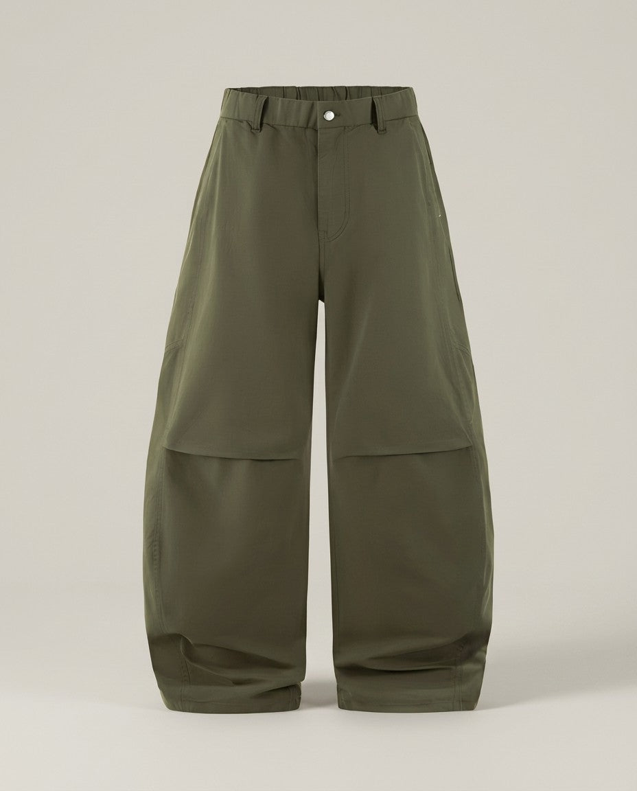 Men's Deconstructed Cotton Cargo Pant - Olive Green