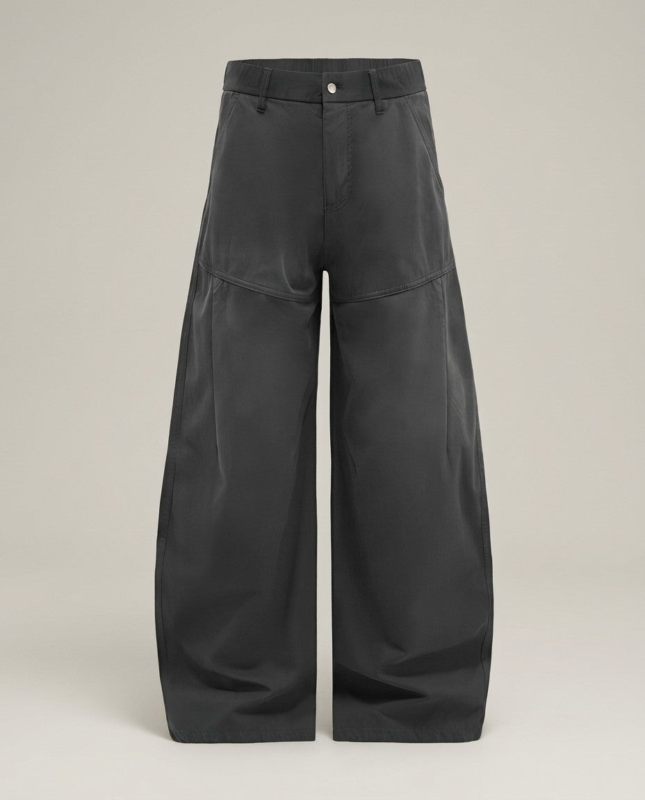 Men's Deconstructed Cotton Cargo Pant - Dark Gray