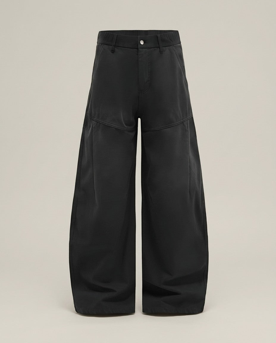 Men's Deconstructed Cotton Cargo Pant - Black 2