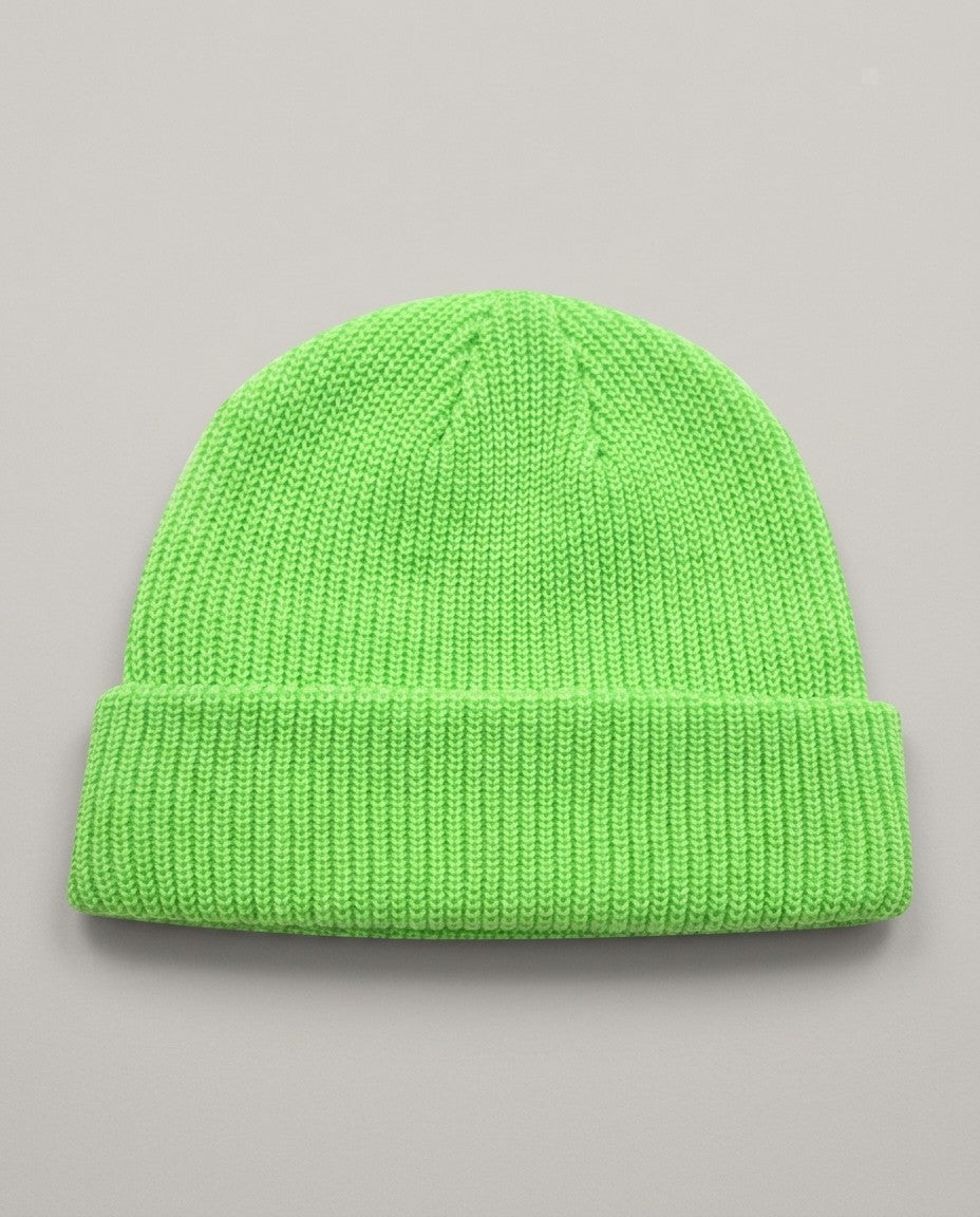 Solid Color Retro Knitted Beanie - Green 3