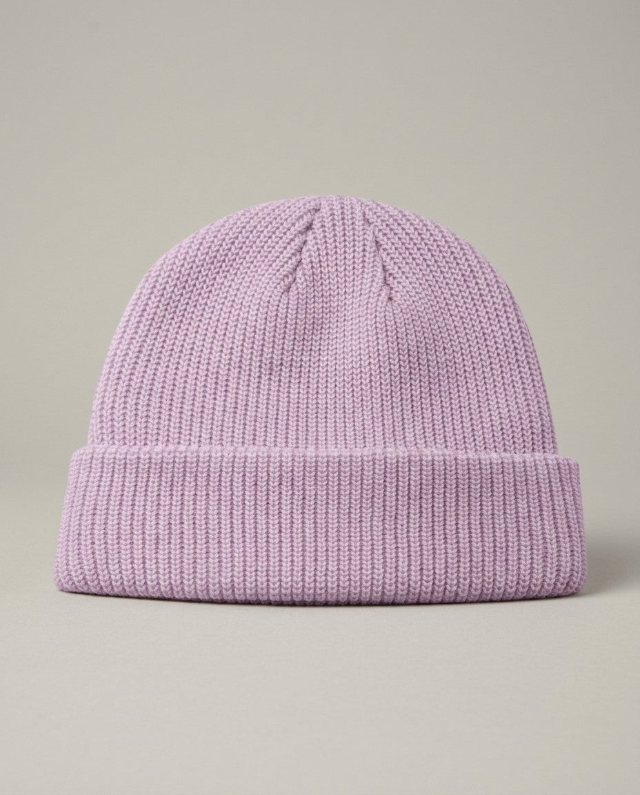 Fisherman Beanie in Taro Purple