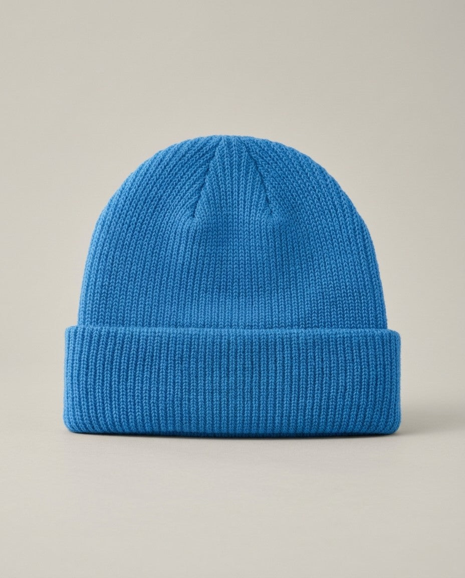 Fisherman Beanie in Lake Blue