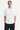 Oversized T-Shirt Cotton-Blend on model - White - front hero crop