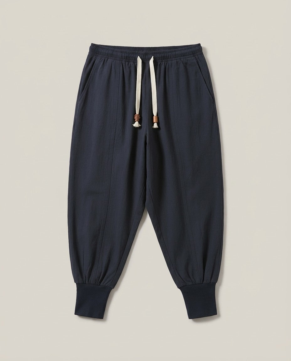 Gelyu Harem Pants in Navy, product-only view