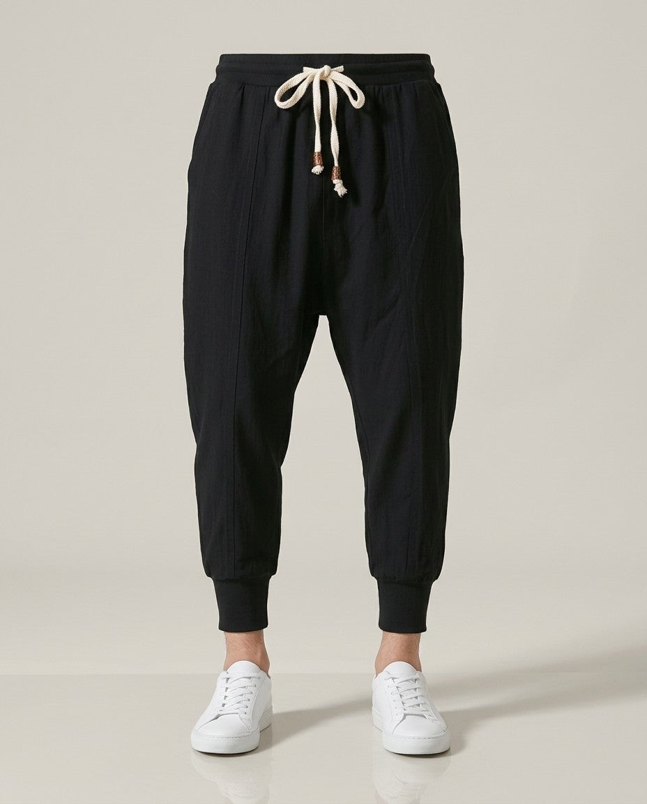Gelyu Harem Pants in black, product-only view